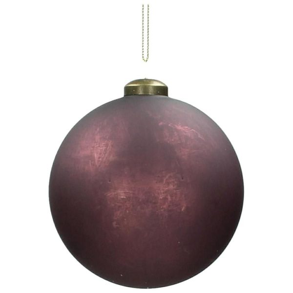 SFERA VETRO MM.100 ANTICATA PORPORA