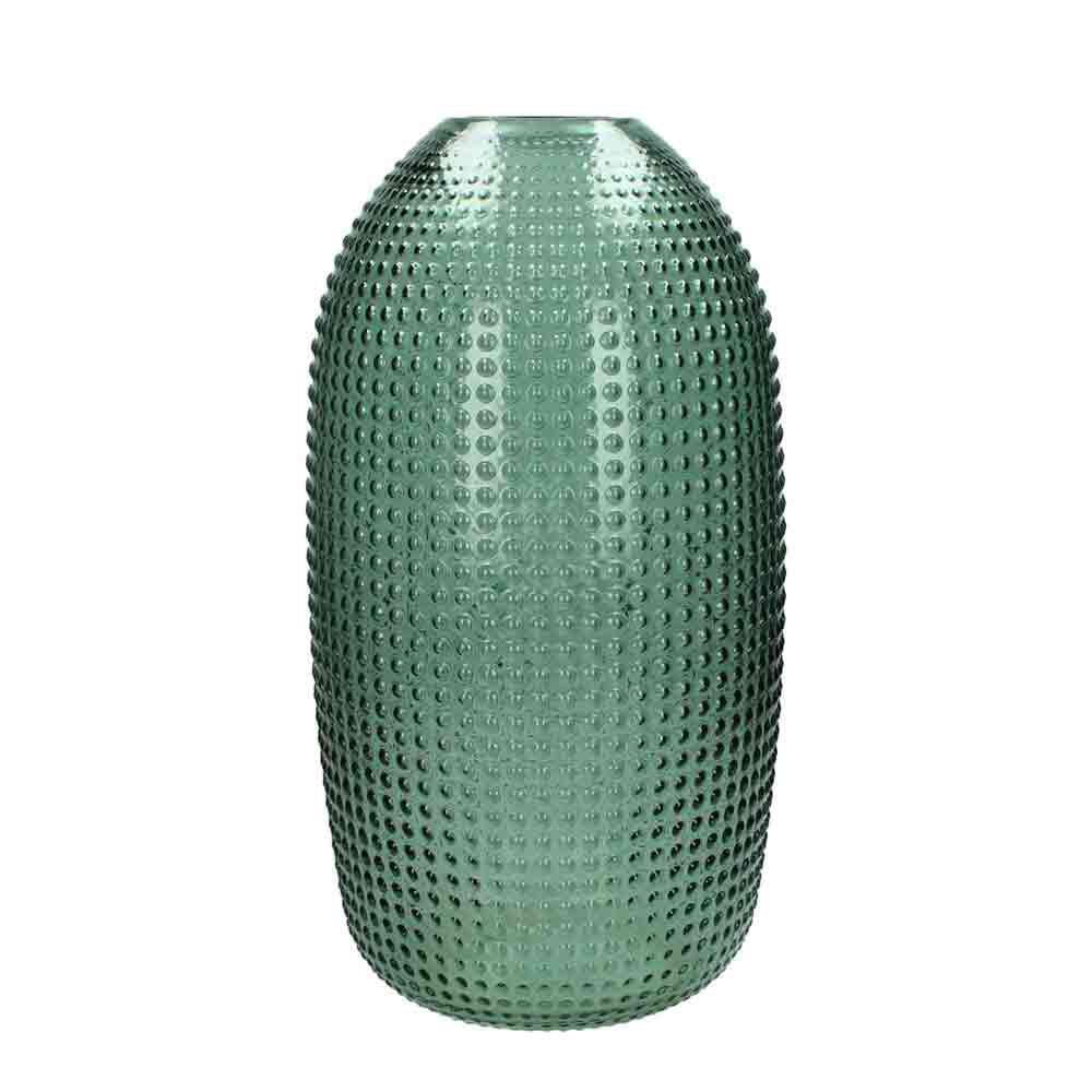 VASO VETRO BOLLICINE 19,5X19,5X39,5 VERDE VASO VETRO BOLLICINE 19,5X19,5X39,5 VERDE