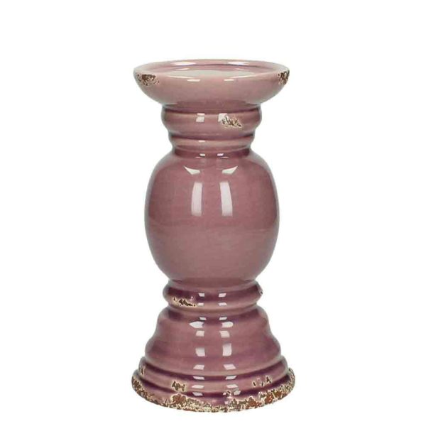 CANDELIERE CERAMICA D.10,3 H.20,3 CM LILLA CANDELIERE CERAMICA D.10,3 H.20,3 CM LILLA