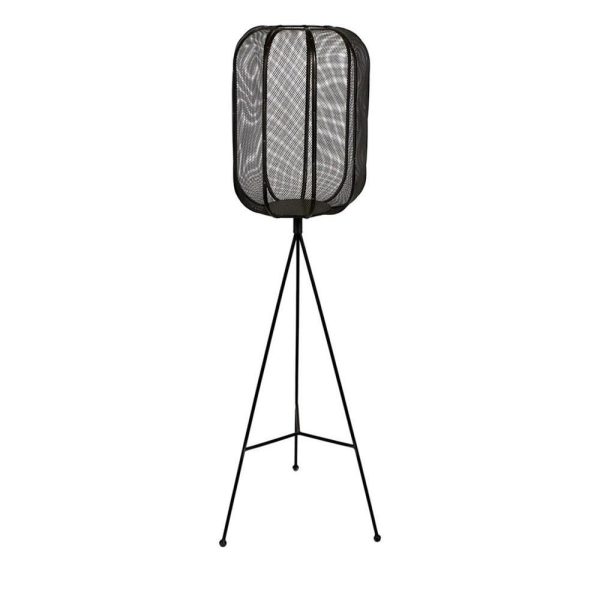 LANTERNA METALLO C/PIEDISTALLO 33X33X101,5 NERO KN LANTERNA METALLO C/PIEDISTALLO 33X33X101,5 NERO KN