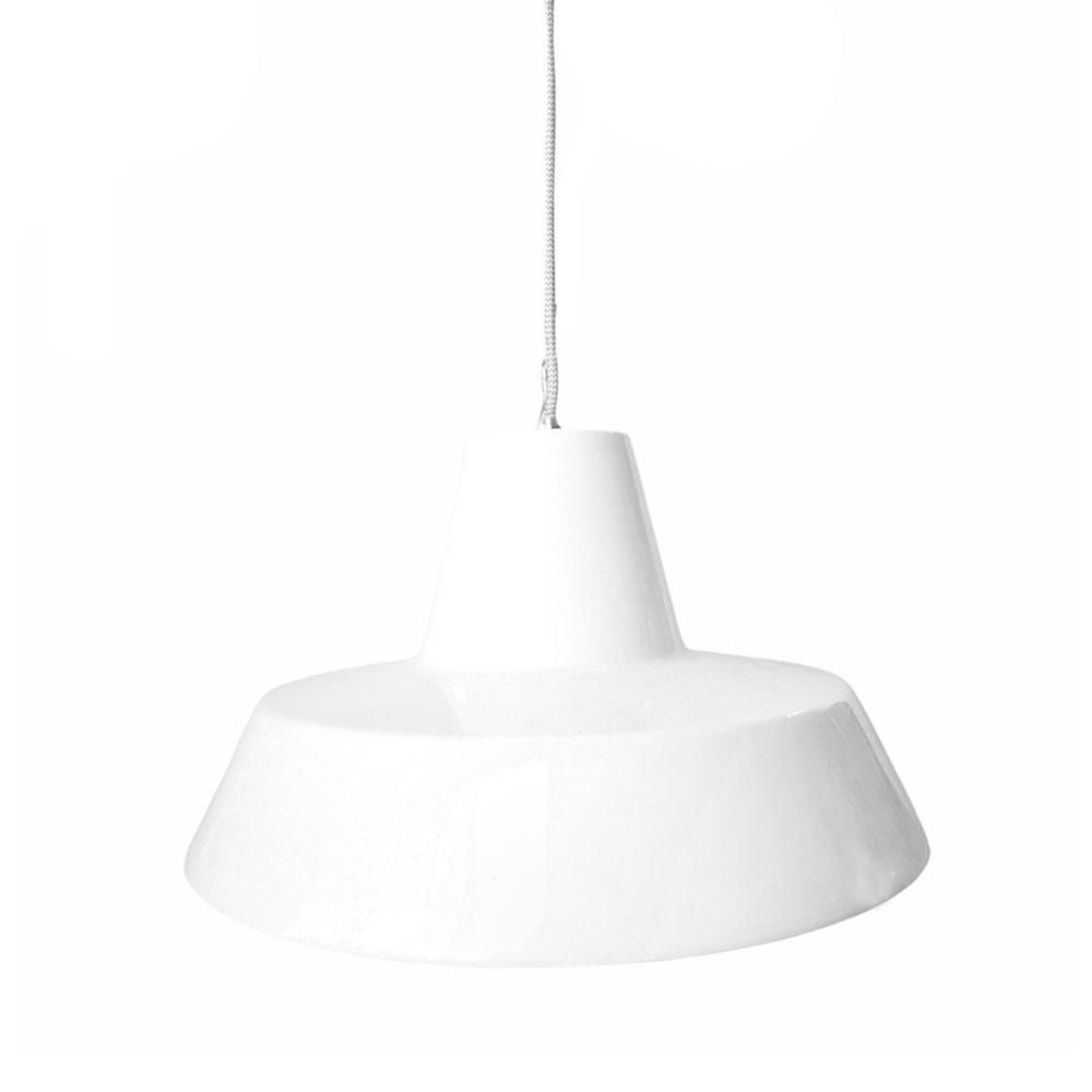 LAMPADA CERAMICA D.46 CM H.26CM BIANCO/ARGENTO LAMPADA CERAMICA D.46 CM H.26CM BIANCO/ARGENTO