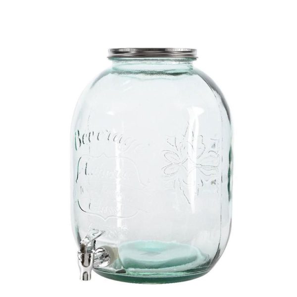 BARATTOLO VETRO C/RUBINETTO D.25 CM H.35 CM TRASPARENTE BARATTOLO VETRO C/RUBINETTO D.25 CM H.35 CM TRASPARENTE