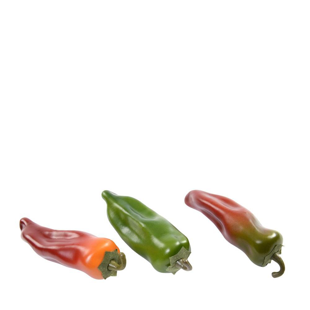 SET 3 PEPERONCINI POLYFOAM CM.14,5 ASS. SET 3 PEPERONCINI POLYFOAM CM.14,5 ASS.