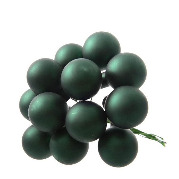 SET 144 SFERE PICK VETRO MM.20 SAT. VERDE XMAS SET 144 SFERE PICK VETRO MM.20 SAT. VERDE XMAS