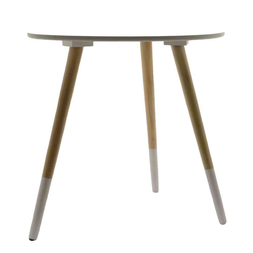 TAVOLO MDF TONDO D.48 CM H.48 CM BIANCO TAVOLO MDF TONDO D.48 CM H.48 CM BIANCO