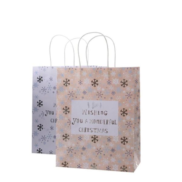 SET 2 SHOPPERS GIFTBAG 32X26 CM ASS. SET 2 SHOPPERS GIFTBAG 32X26 CM ASS.