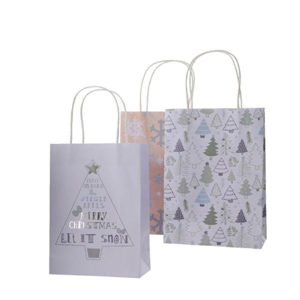 SET 3 SHOPPERS GIFTBAG 18X25 CM ASS. SET 3 SHOPPERS GIFTBAG 18X25 CM ASS.