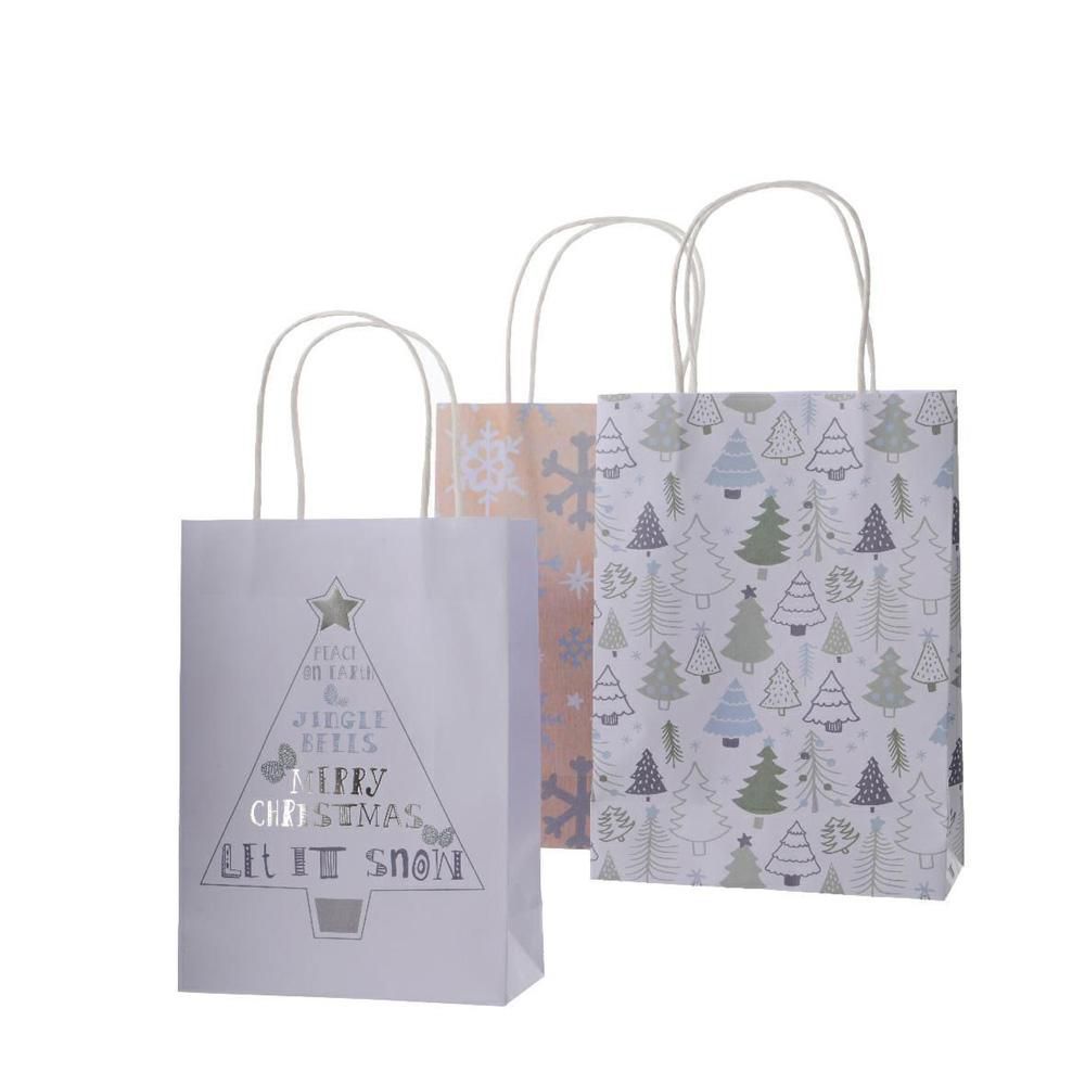 SET 3 SHOPPERS GIFTBAG 18X25 CM ASS. SET 3 SHOPPERS GIFTBAG 18X25 CM ASS.