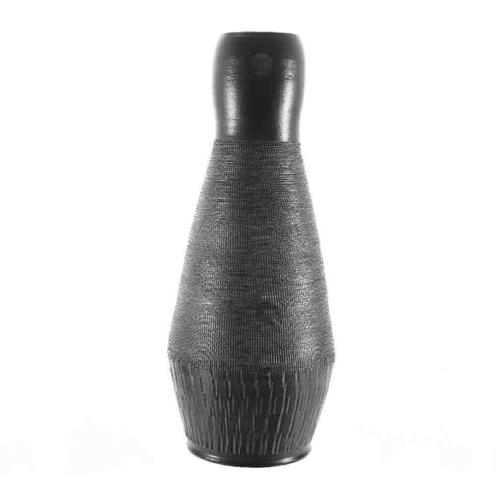 VASO TERRACOTTA D.23 CMH.60 CM -STRUCTURE WASHED- NERO VASO TERRACOTTA D.23 CMH.60 CM -STRUCTURE WASHED- NERO