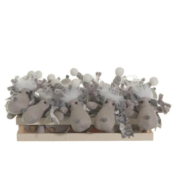 RENNA PELUCHE 12 CM D/APP. GRIGIO RENNA PELUCHE 12 CM D/APP. GRIGIO