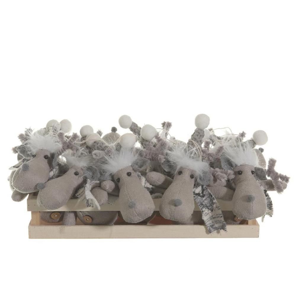 RENNA PELUCHE 12 CM D/APP. GRIGIO RENNA PELUCHE 12 CM D/APP. GRIGIO