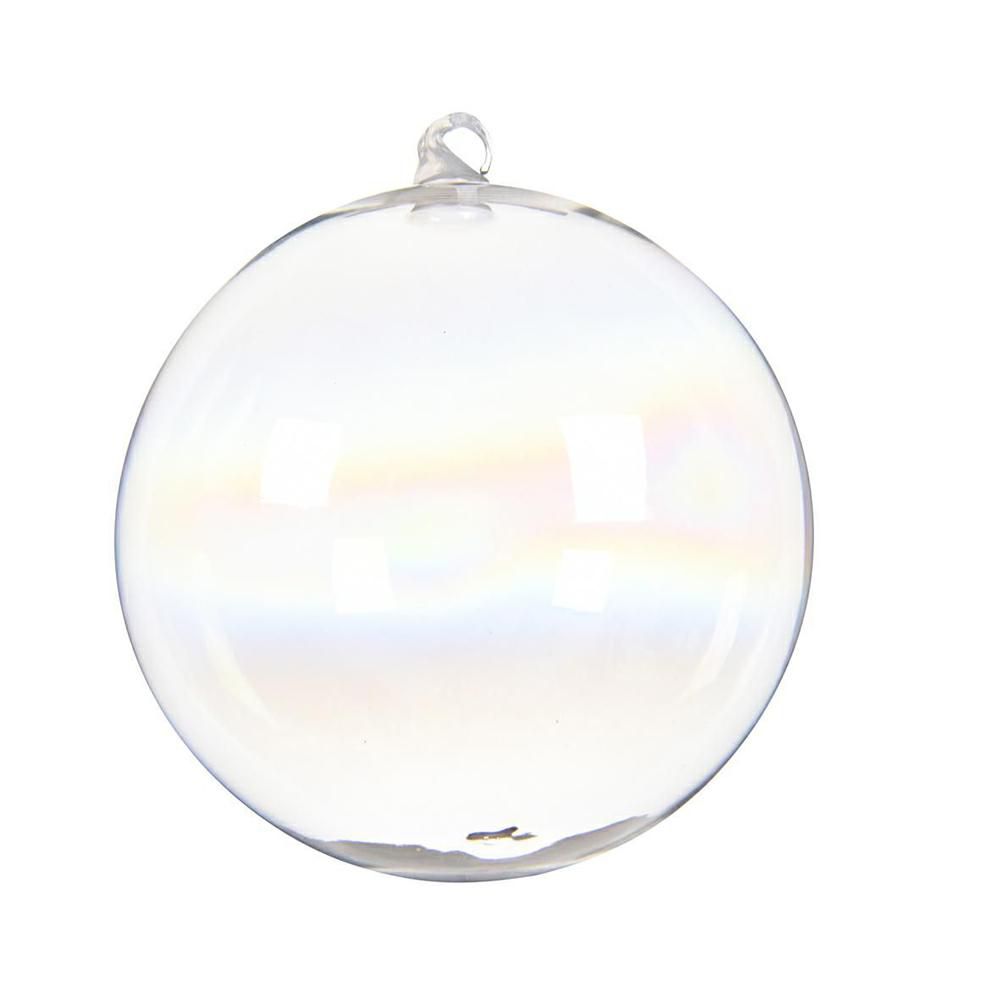 SFERA VETRO MM.150 C/GANCIO IRIDESCENTE