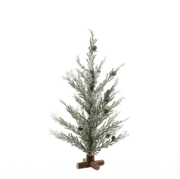 ALBERO NATALE MINI C/PIGNE H.50 CM INNEVATO ALBERO NATALE MINI C/PIGNE H.50 CM INNEVATO