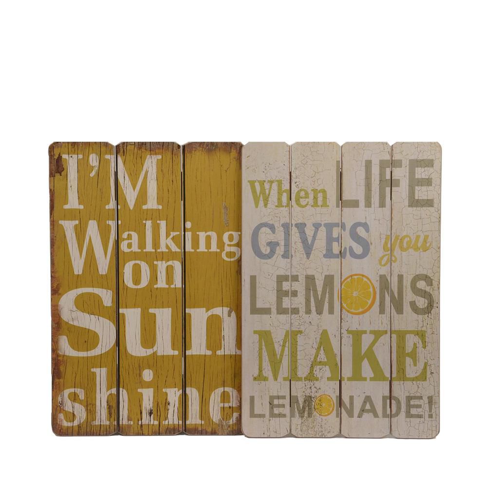 SET 2 PANNELLI LEGNO MDF-TEXT-40X60 ASS.MULTICOLOR SET 2 PANNELLI LEGNO MDF-TEXT-40X60 ASS.MULTICOLOR