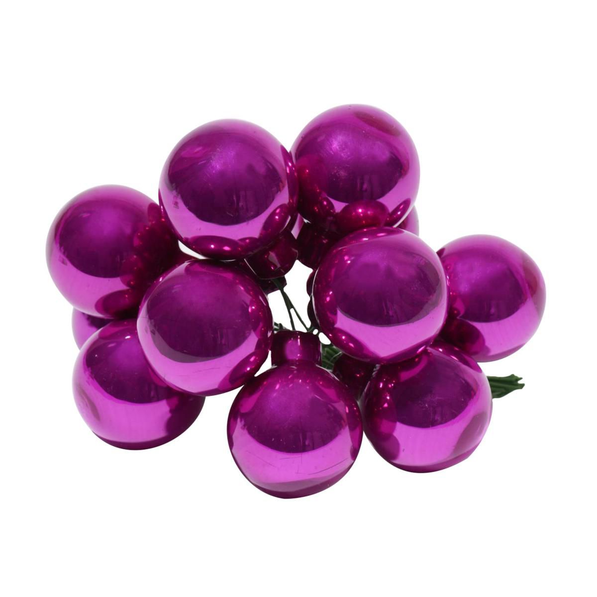 SET 144 SFERE PICK VETRO MM.20 MAGENTA PERLATO SET 144 SFERE PICK VETRO MM.20 MAGENTA PERLATO