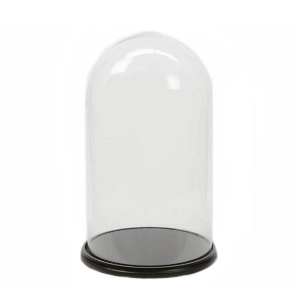 CALOTTA VETRO C/BASE D.35 CM H.60 CM TRASPARENTE CALOTTA VETRO C/BASE D.35 CM H.60 CM TRASPARENTE