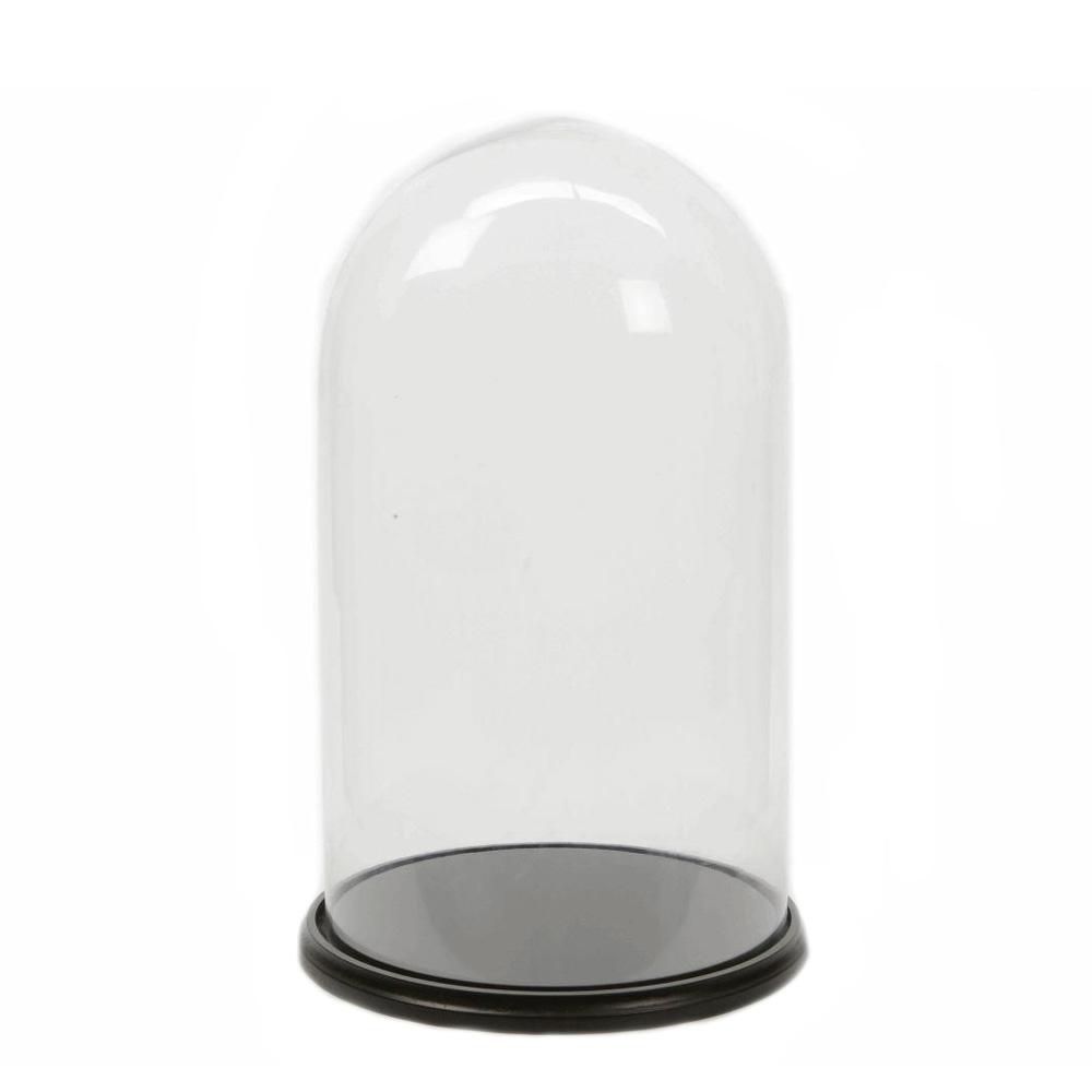 CALOTTA VETRO C/BASE D.35 CM H.60 CM TRASPARENTE CALOTTA VETRO C/BASE D.35 CM H.60 CM TRASPARENTE