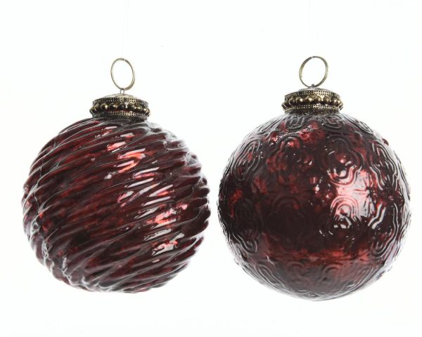 SET 2 SFERE VETRO MM.75-OIL FINISH- ASS. BORDEAUX SET 2 SFERE VETRO MM.75-OIL FINISH- ASS. BORDEAUX