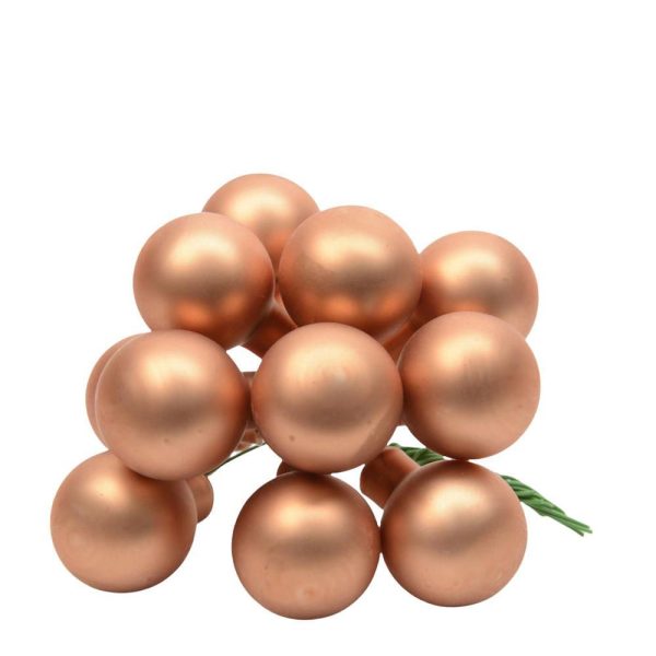 SET 144 SFERE PICK VETRO MM.20 MANDORLA SATINATO