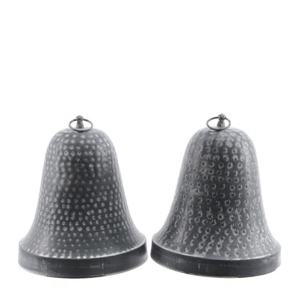 SET 2 CAMPANE FERRO D.13,5X14 GRIGIO SET 2 CAMPANE FERRO D.13,5X14 GRIGIO