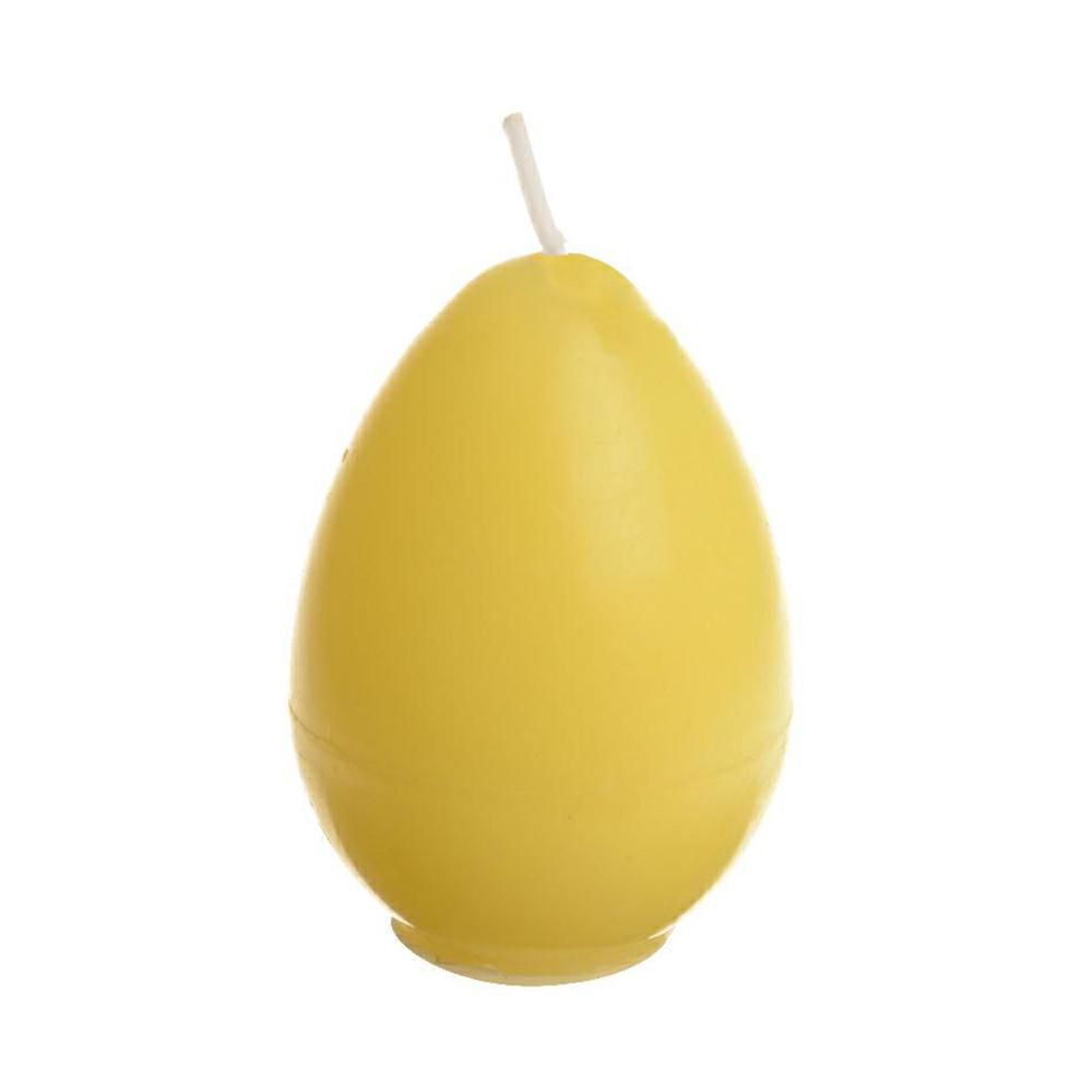 SET 24 UOVA CANDELA D.4,5 CM H.6,4 CM GIALLO