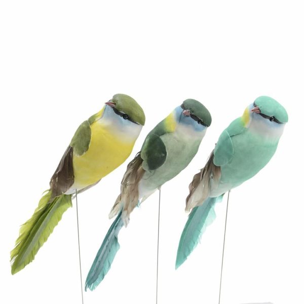 SET 3 UCCELLINI PICK C/PIUME CM.22 ASS. SET 3 UCCELLINI PICK C/PIUME CM.22 ASS.