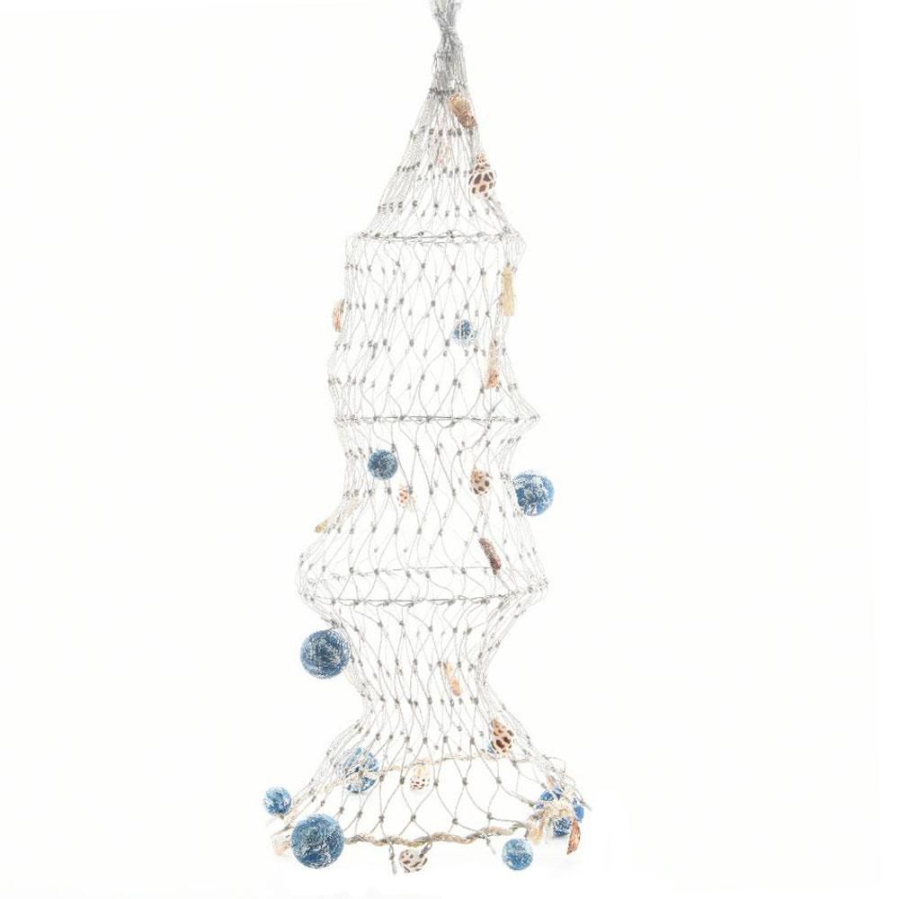 RETE DA PESCA TUBOLARE C/SFERE D.35X110 BLU