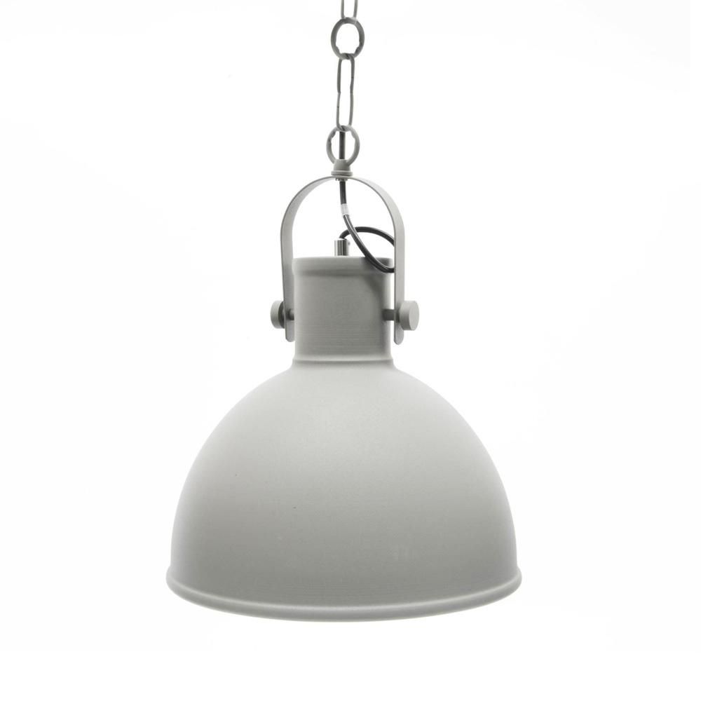 PENDENTE LAMPADA METALLO D30X100 GRIGIO