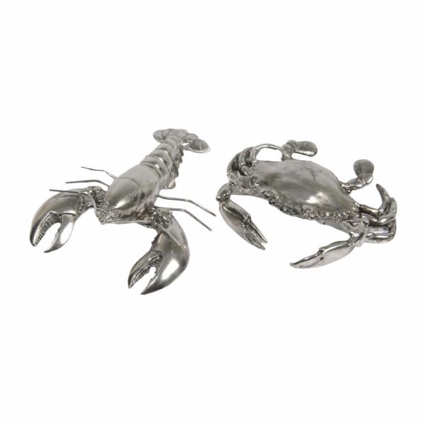SET 2 POLY SEAFOOD 15X11,5X3 ASS.ARGENTO SET 2 POLY SEAFOOD 15X11,5X3 ASS.ARGENTO