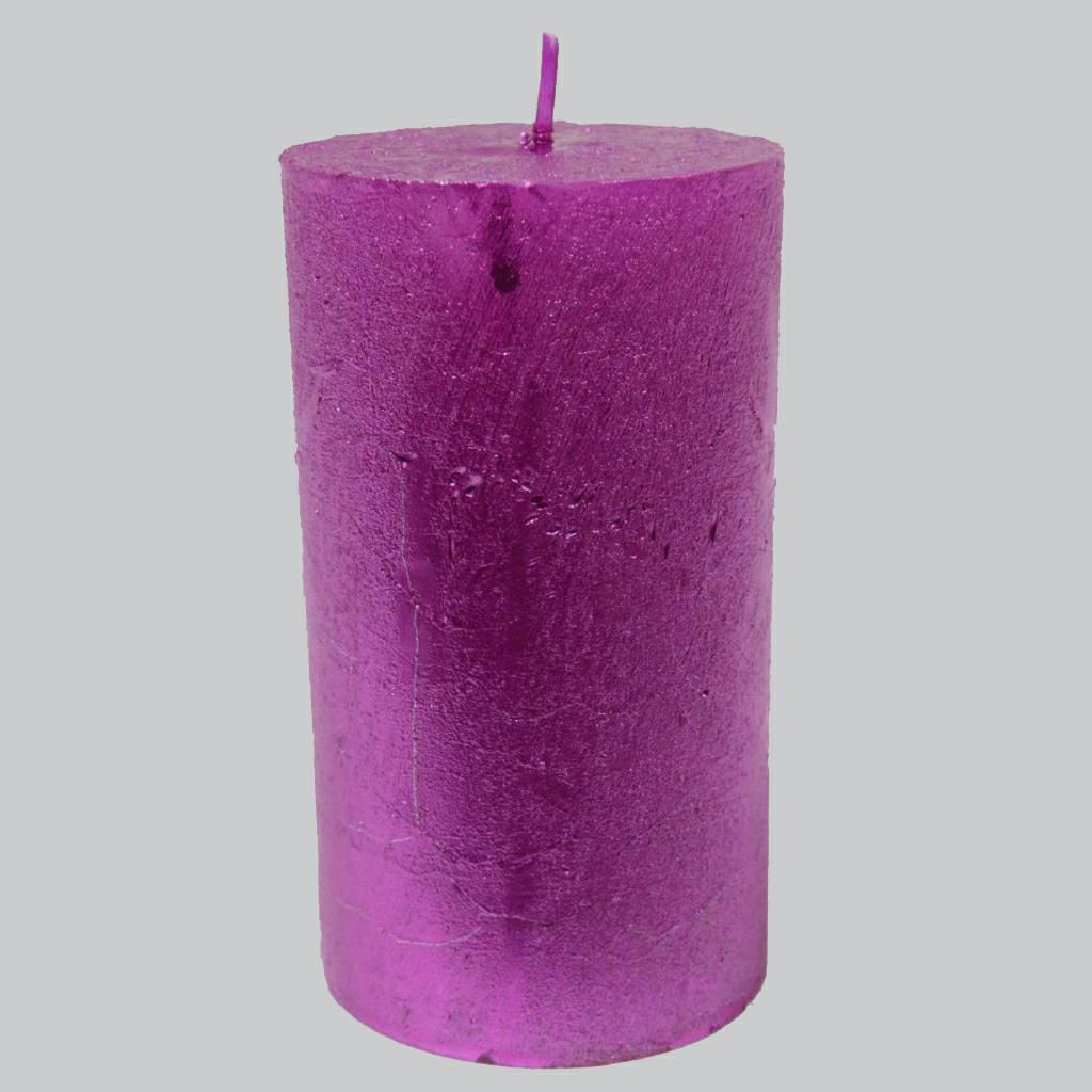 CERO D.6,8 CM H.12 CM METALLIC RUSTIC MAGENTA CERO D.6,8 CM H.12 CM METALLIC RUSTIC MAGENTA