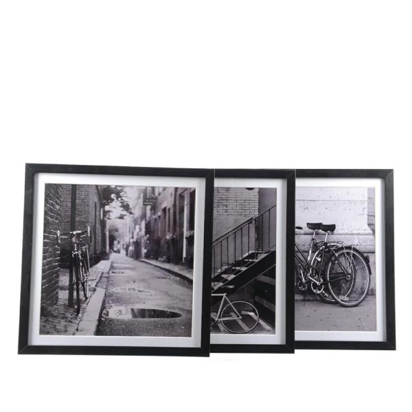 SET 3 QUADRETTI C/FOTO-BIKE- 40X40 ASS.NERO SET 3 QUADRETTI C/FOTO-BIKE- 40X40 ASS.NERO