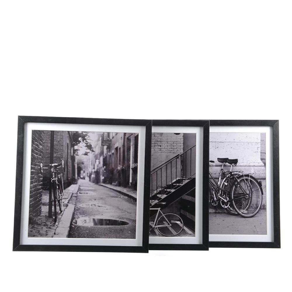 SET 3 QUADRETTI C/FOTO-BIKE- 40X40 ASS.NERO SET 3 QUADRETTI C/FOTO-BIKE- 40X40 ASS.NERO