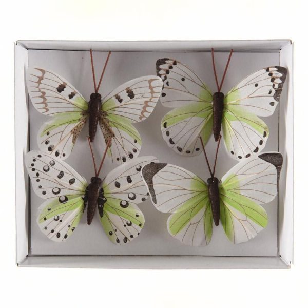 SET 4 FARFALLE PICK CM.8 ASS. VERDE LIME SET 4 FARFALLE PICK CM.8 ASS. VERDE LIME