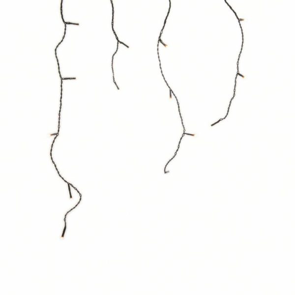 LUCI LED TWINKLE-ICICLE- 119L-5M L.CALDA/F.NERO ESTERNO LUCI LED TWINKLE-ICICLE- 119L-5M L.CALDA/F.NERO ESTERNO