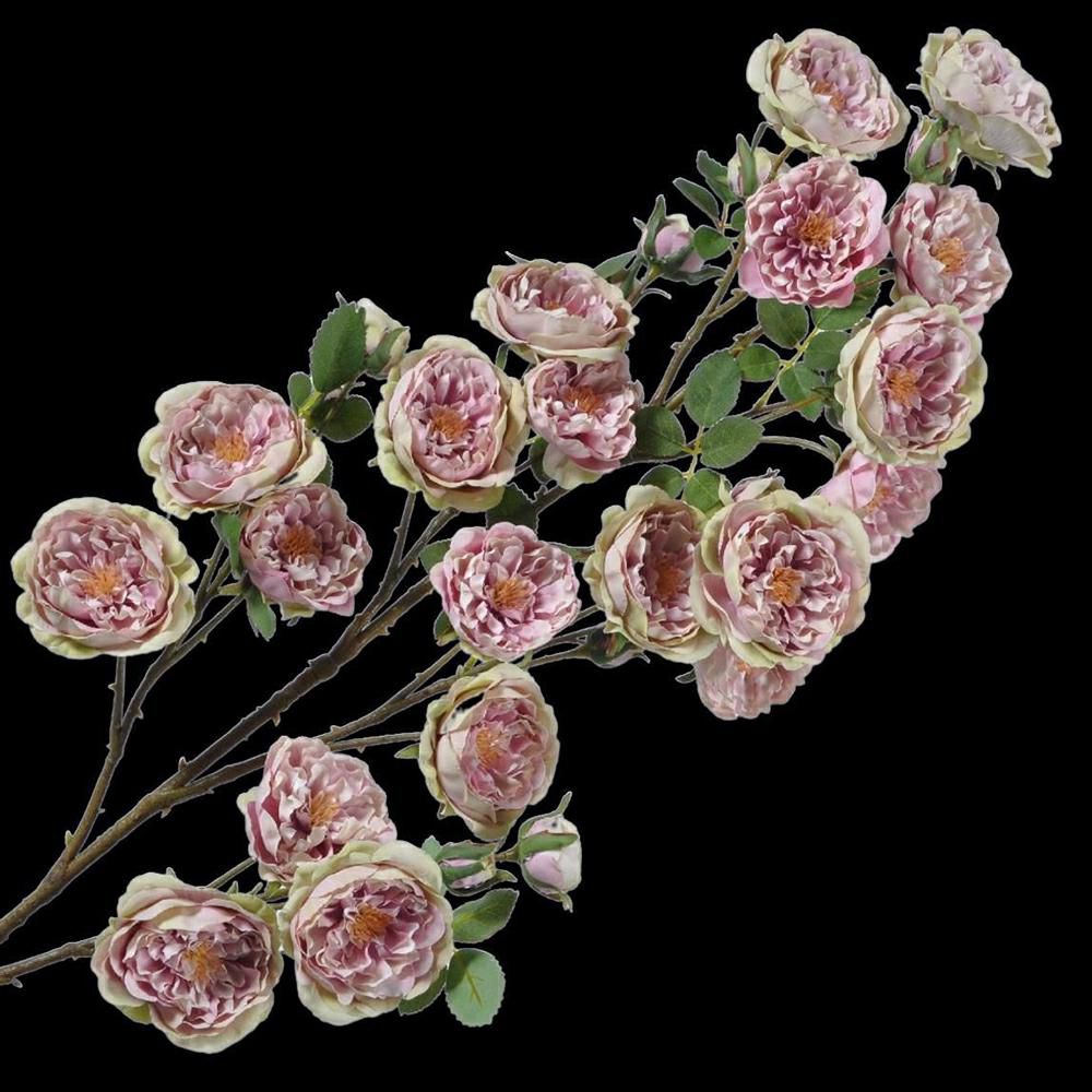 ROSE SPRAY CM.130 MALVA/VERDE