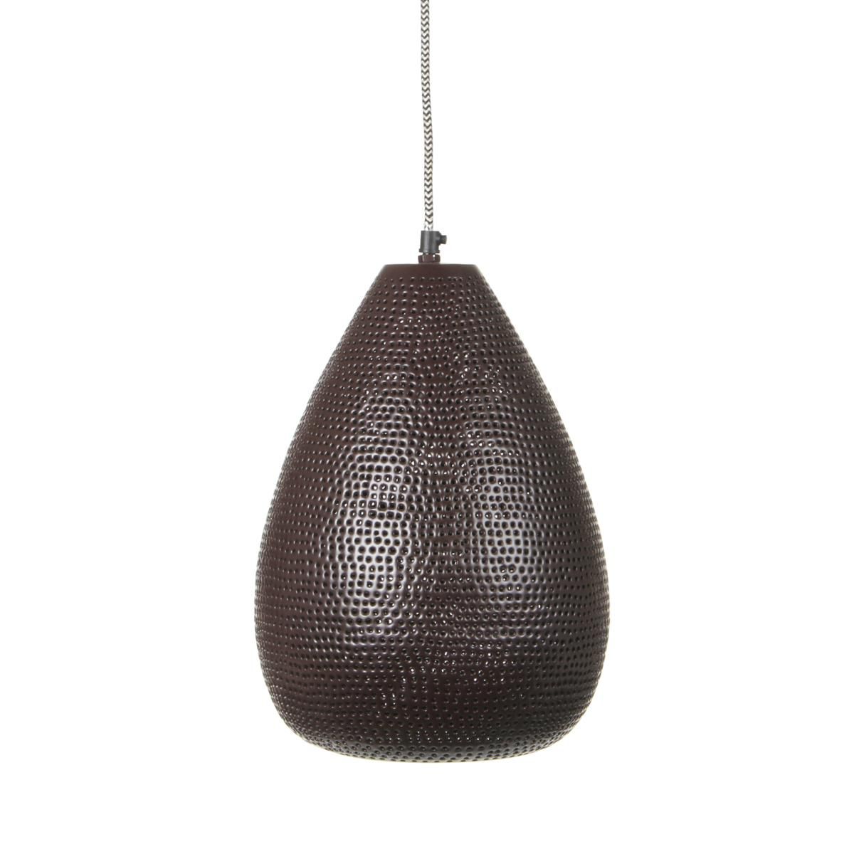 LAMPADARIO CERAMICA -PORANO- D.24 H33 CM NERO LAMPADARIO CERAMICA -PORANO- D.24 H33 CM NERO