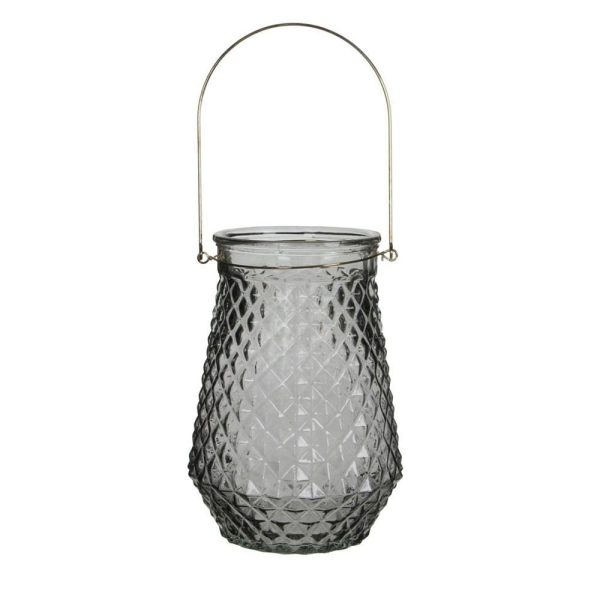 LANTERNA VETRO-ORLANDO-H28 D20 GRIGIO CHIARO LANTERNA VETRO-ORLANDO-H28 D20 GRIGIO CHIARO