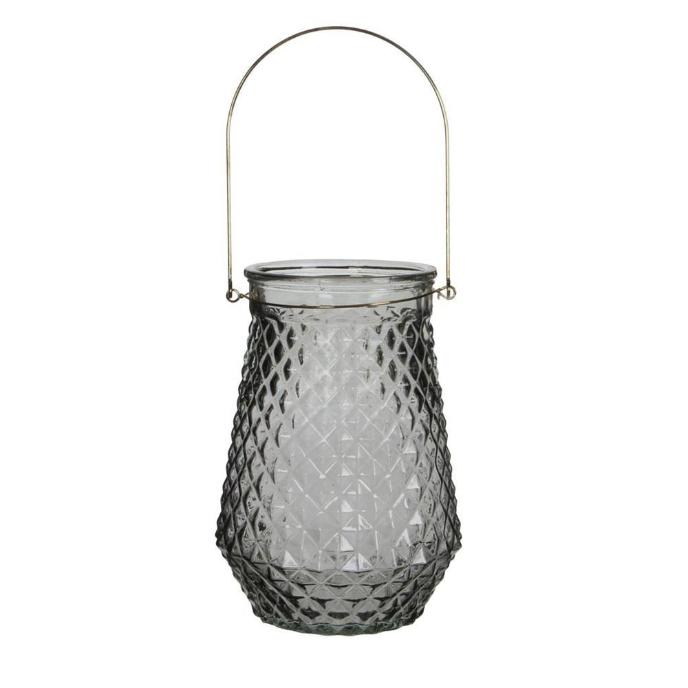 LANTERNA VETRO-ORLANDO-H28 D20 GRIGIO CHIARO LANTERNA VETRO-ORLANDO-H28 D20 GRIGIO CHIARO