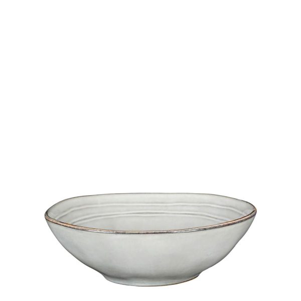 SET 6 BOWL CERAMICA D.20 CM H.6,5 CM -TABO- GRIGIO