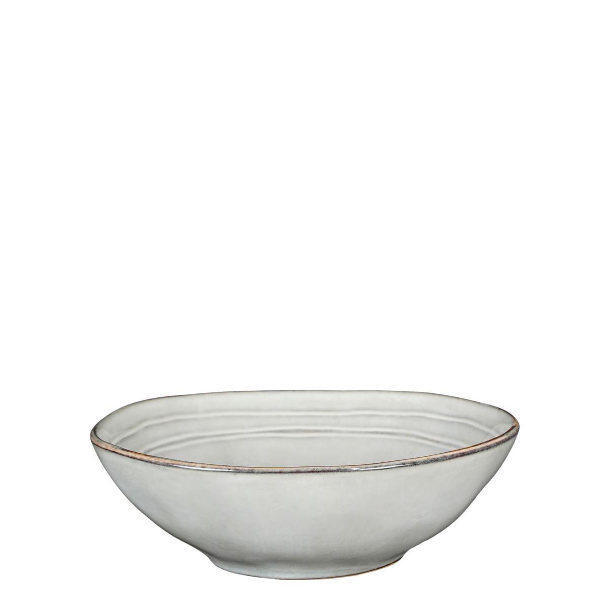 SET 6 BOWL CERAMICA D.20 CM H.6,5 CM -TABO- GRIGIO