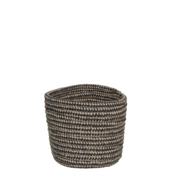CESTO TONDO -LOMBOK- H15 D15 GRIGIO SCURO CESTO TONDO -LOMBOK- H15 D15 GRIGIO SCURO