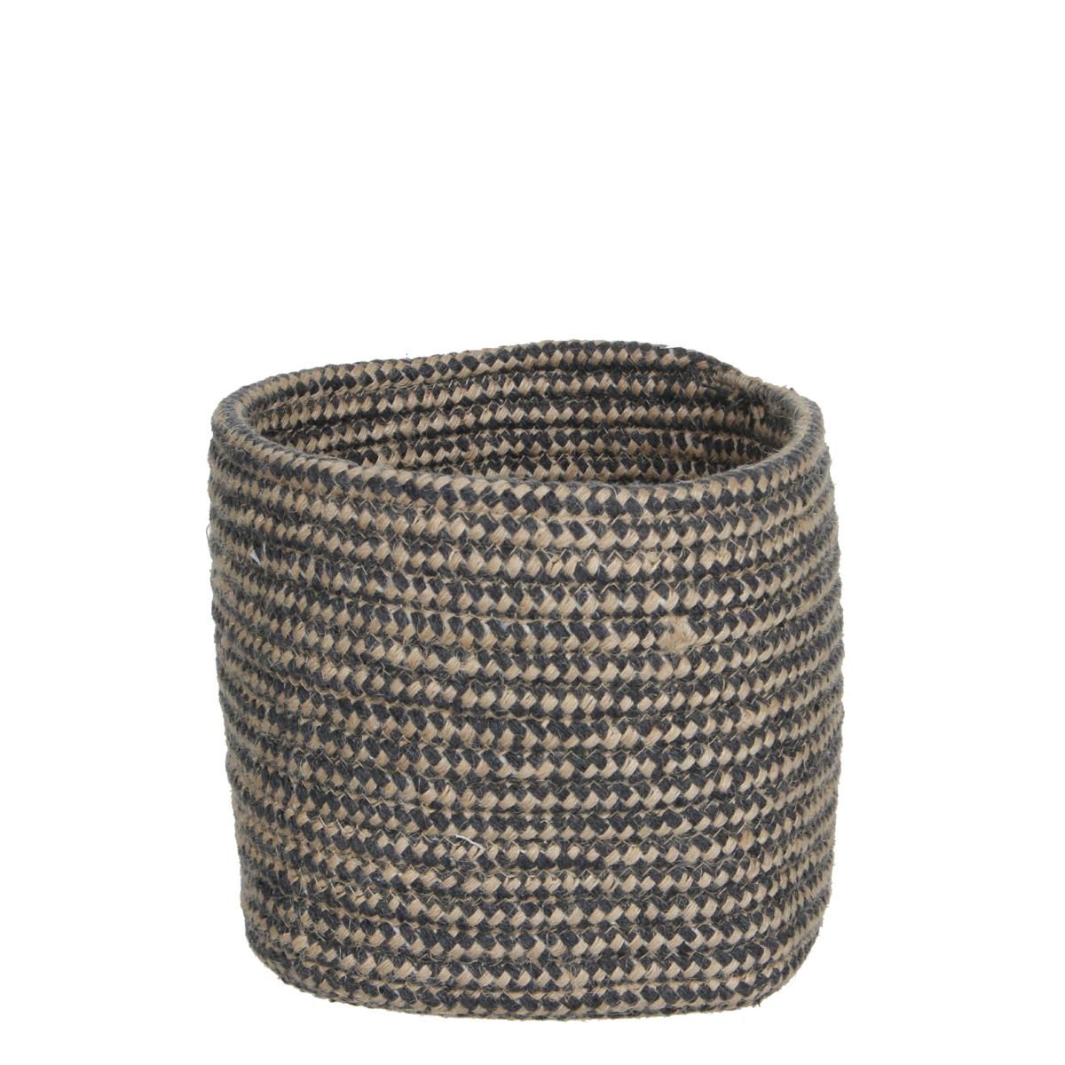 CESTO QUADRO -LOMBOK- 18X18 H18 CM GRIGIO SCURO