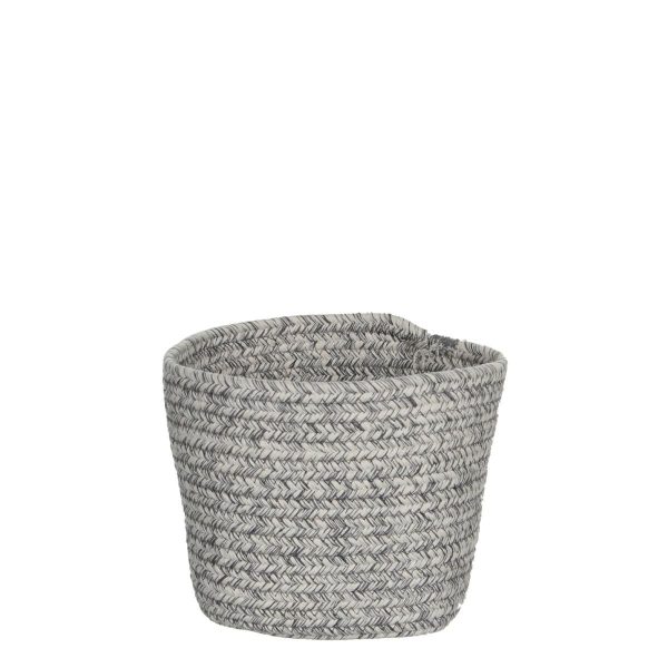 CESTO QUADRO -LOMBOK- 15X15 H15 CM GRIGIO CHIARO CESTO QUADRO -LOMBOK- 15X15 H15 CM GRIGIO CHIARO