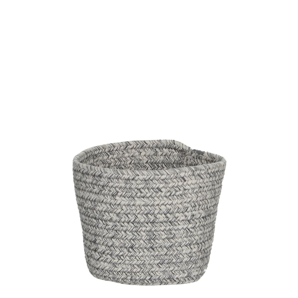 CESTO QUADRO -LOMBOK- 15X15 H15 CM GRIGIO CHIARO CESTO QUADRO -LOMBOK- 15X15 H15 CM GRIGIO CHIARO