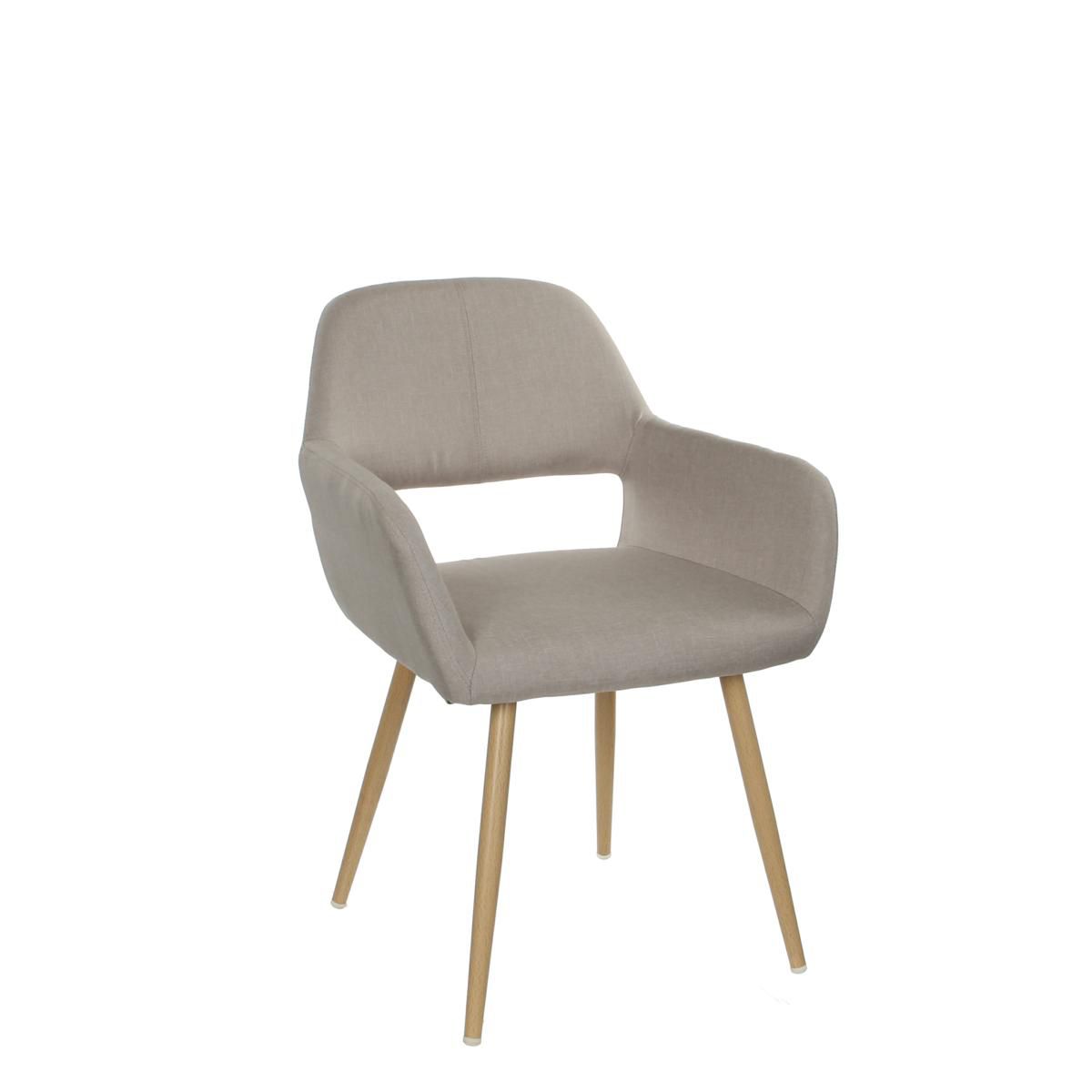 POLTRONA 56X56X77,5 CM -KARSTEN- BEIGE POLTRONA 56X56X77,5 CM -KARSTEN- BEIGE