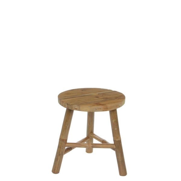 SGABELLO BAMBOO D.30 CMH.35 CM -TROPICALE- MARRONE CHIARO SGABELLO BAMBOO D.30 CMH.35 CM -TROPICALE- MARRONE CHIARO