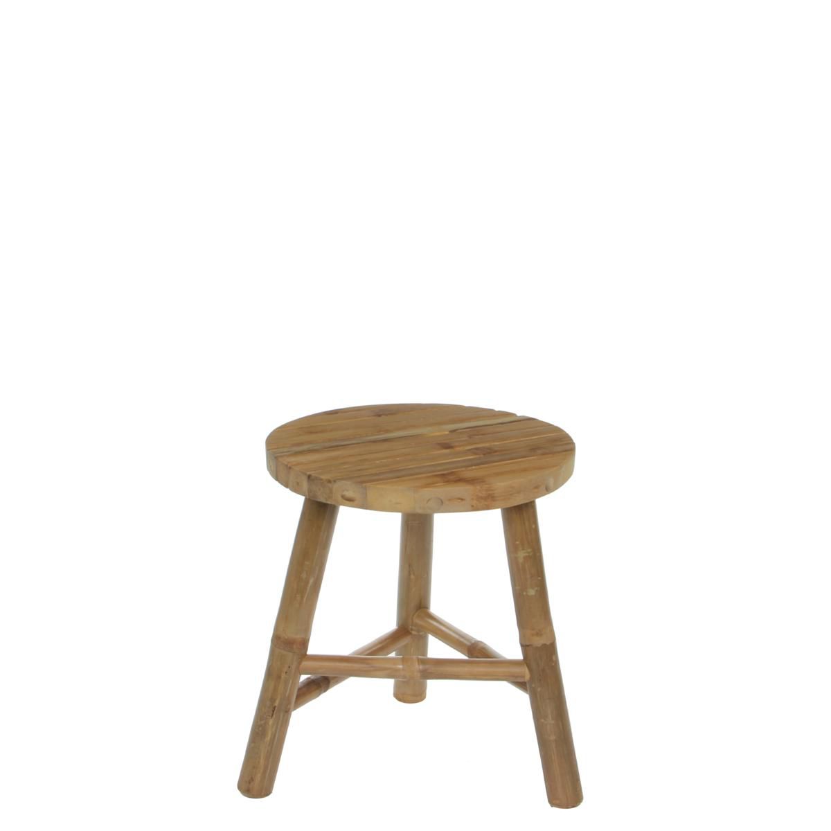 SGABELLO BAMBOO D.30 CMH.35 CM -TROPICALE- MARRONE CHIARO SGABELLO BAMBOO D.30 CMH.35 CM -TROPICALE- MARRONE CHIARO