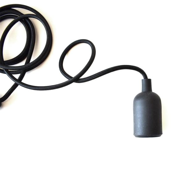 CAVO LAMPADA D/APP. L.150 X D.4,5 NERO CAVO LAMPADA D/APP. L.150 X D.4,5 NERO