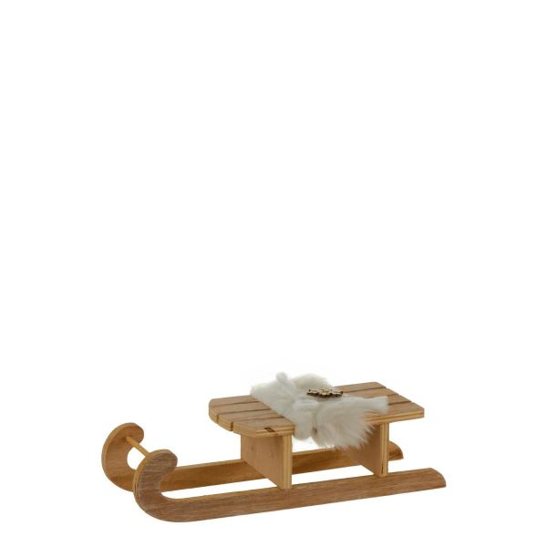 SLITTA LEGNO 30X9 CM H.8 CM C/SEDUTA NATURALE SLITTA LEGNO 30X9 CM H.8 CM C/SEDUTA NATURALE