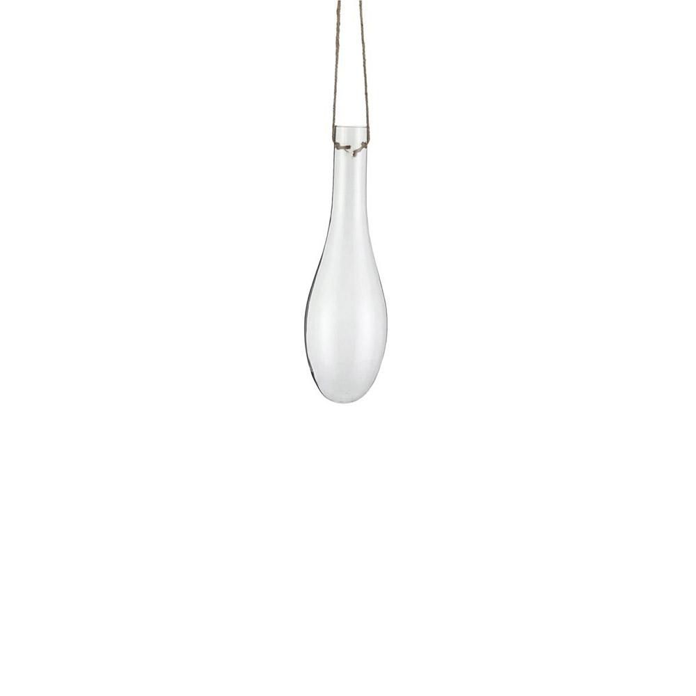 VASO VETRO D/APP. -MANUELA- H.30 D.9 TRASP.